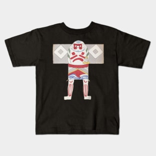 Japanese Yokai Samura Warrior Fighter Kids T-Shirt